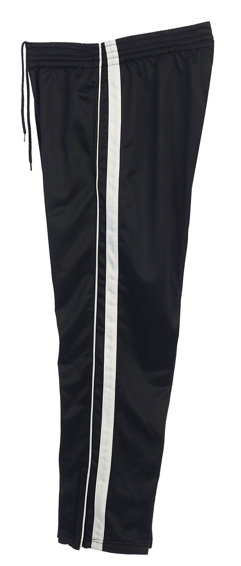 Gioberti Mens Athletic Track Pants, Black White, Medium - Image 3