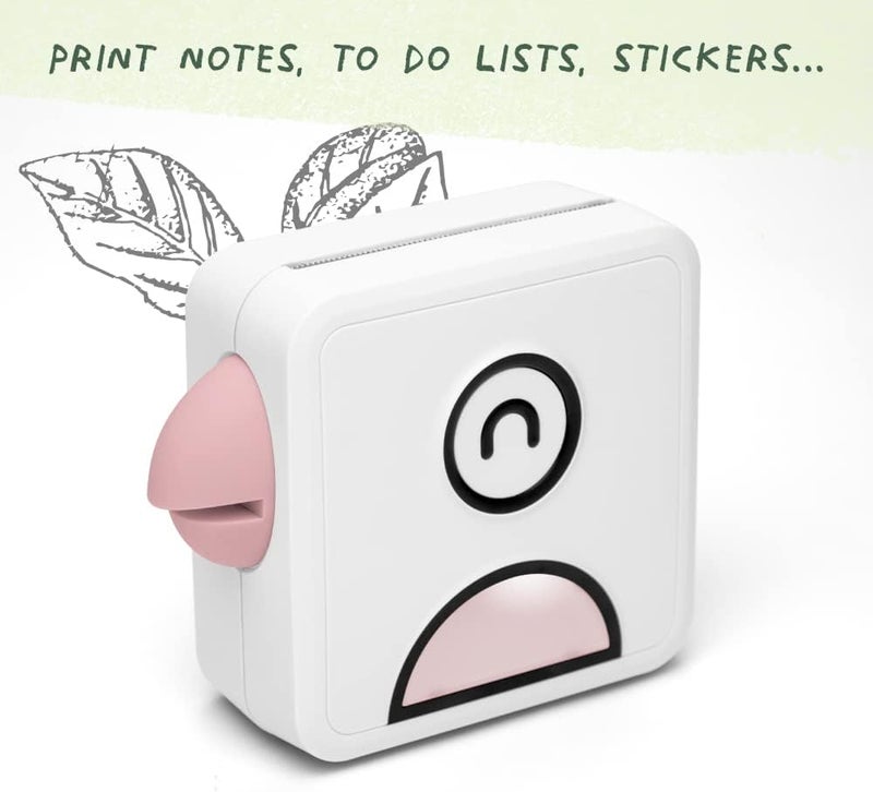 Poooliprint L1 Inkless Pocket Printer - Mini Phone Bluetooth Portable Poooli Thermal Printer for iOS + Android Print Sticky Photos, Labels, Notes, Lists for Journal, Pink - Image 4