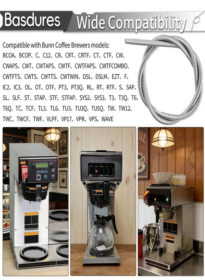 Basdures Deliming Springs Compatible with Bunn 1188 Descaling Spring, For Coffee Makers | Commercial Coffee Machine Descaling (3) - Image 5