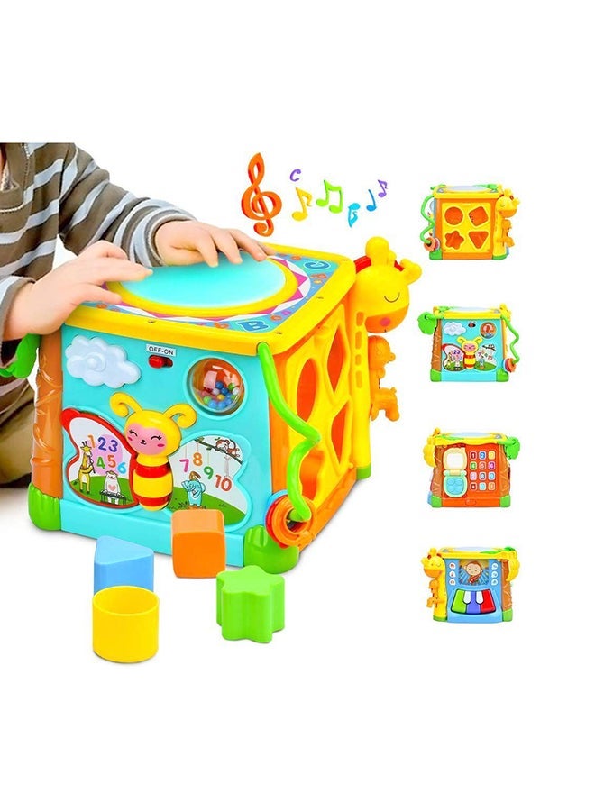 NIBEMINENT 5-In-1 Learning Cube Educational Activity Toy - Image 4