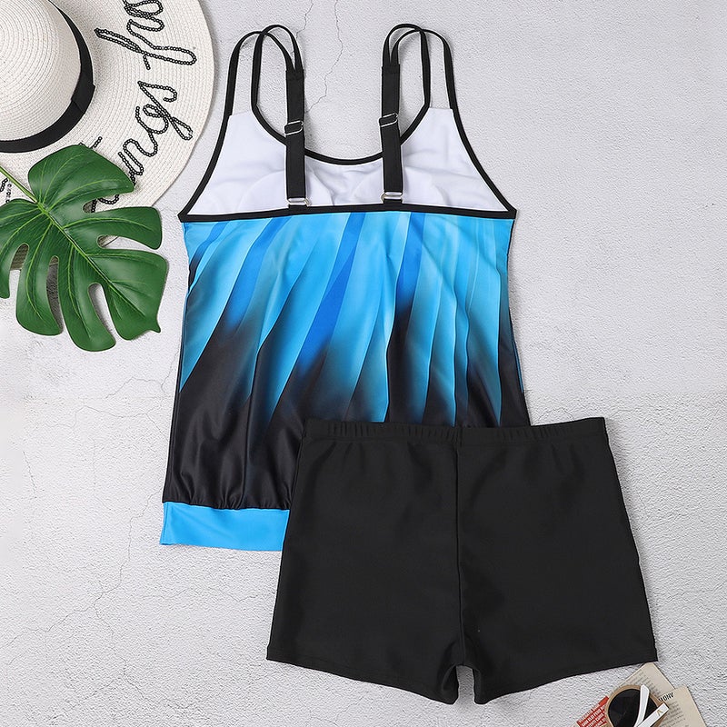 New Plus Size Printed Swimsuit Sling Beach Shorts Split Swimsuit Manufacturers - Image 2