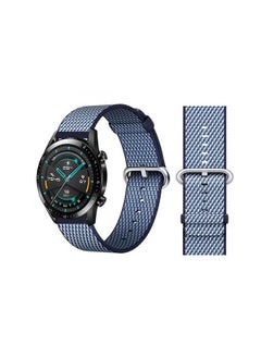 PROMASS Replacement Band For Huawei Watch GT/GT 2 46mm Blue Check 