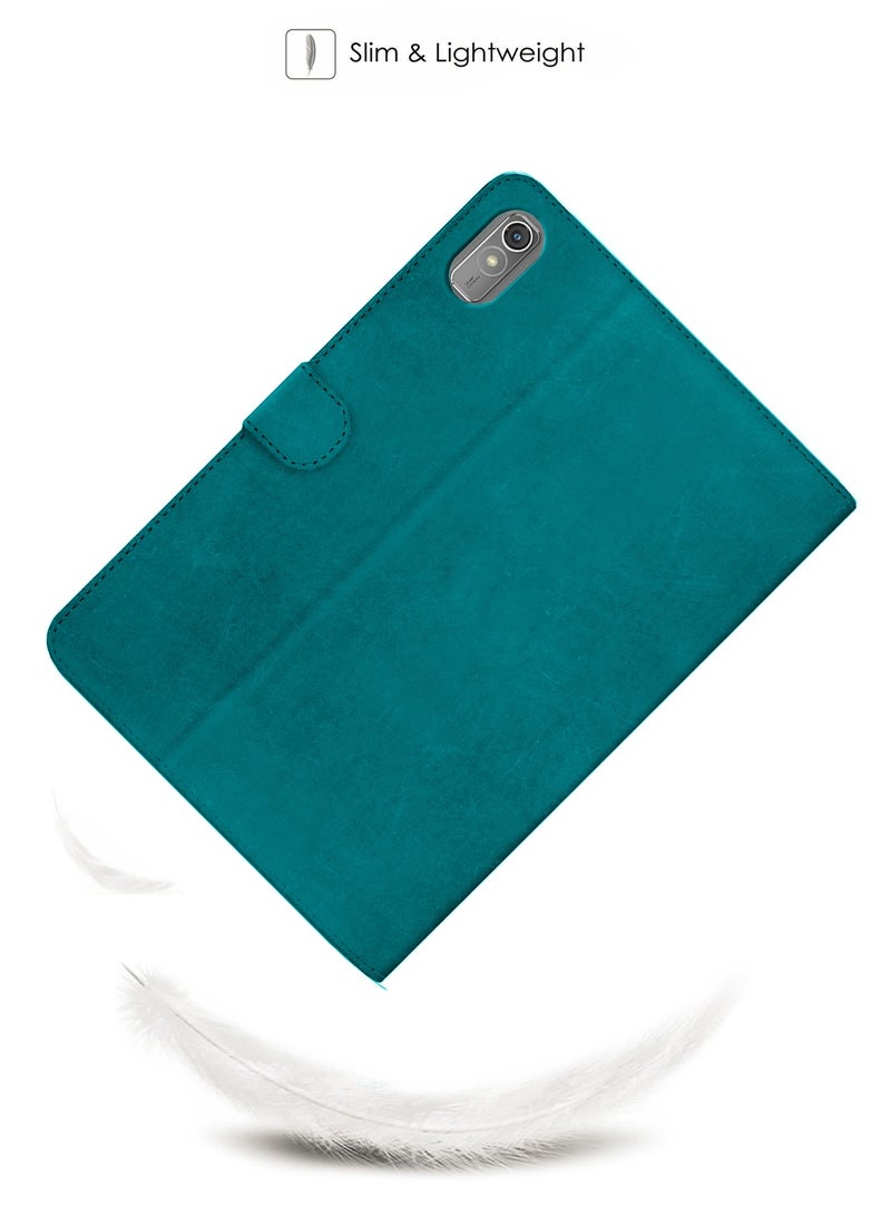 Wtech PU Leather Flip Case Cover For Lenovo Tab P11 Generation 2 4G 2022 Sea Green - Image 2