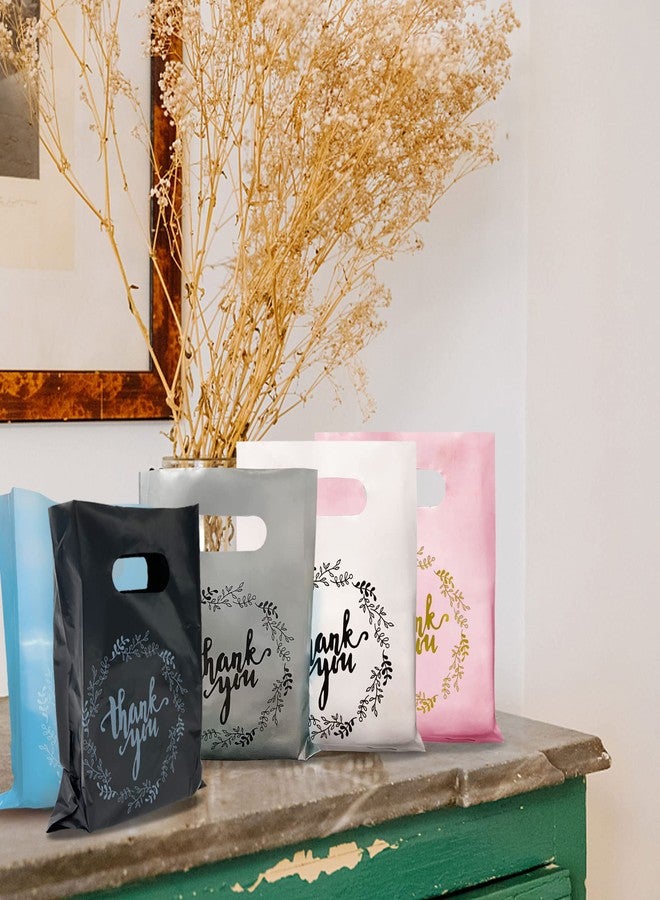 TOSPARTY 100PCS Thank You Merchandise Bags 5 Kinds of Color Party Gift Bags Candy Cookie Bag for Birthday Party Baby Shower Wedding Christmas Retirements - Image 3