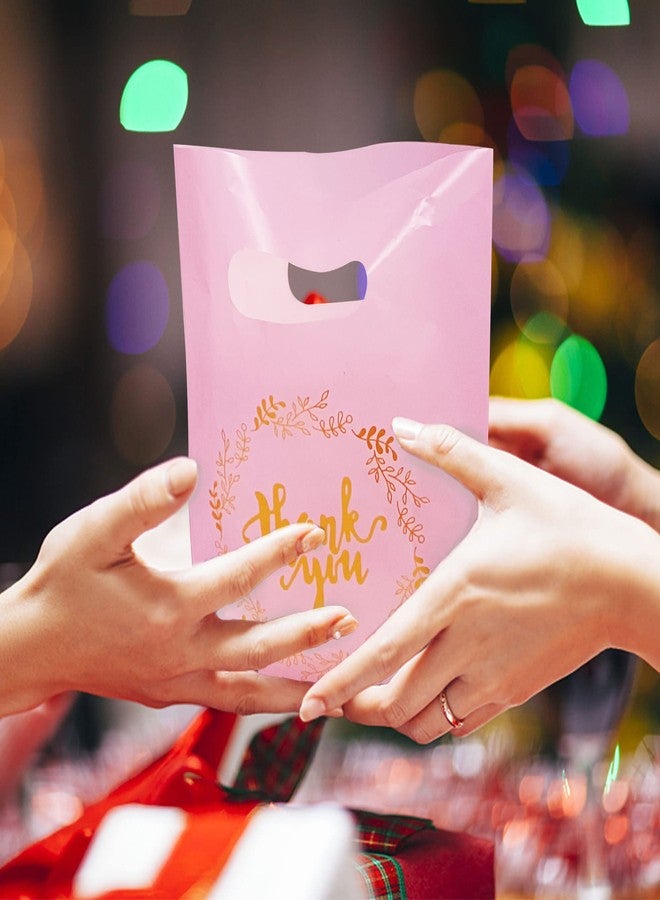 TOSPARTY 100PCS Thank You Merchandise Bags 5 Kinds of Color Party Gift Bags Candy Cookie Bag for Birthday Party Baby Shower Wedding Christmas Retirements - Image 4