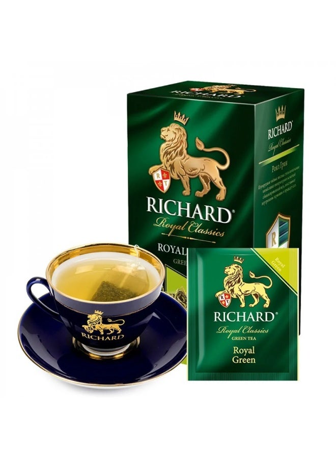 Richard Tea Royal Green Tea 25 Sachets - Image 1