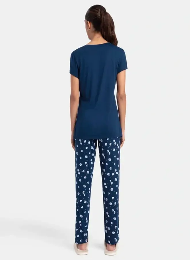 JOCKEY RX85 Women's Micro Modal Cotton Short Sleeve T-Shirt & Pyjama Sleep Set
