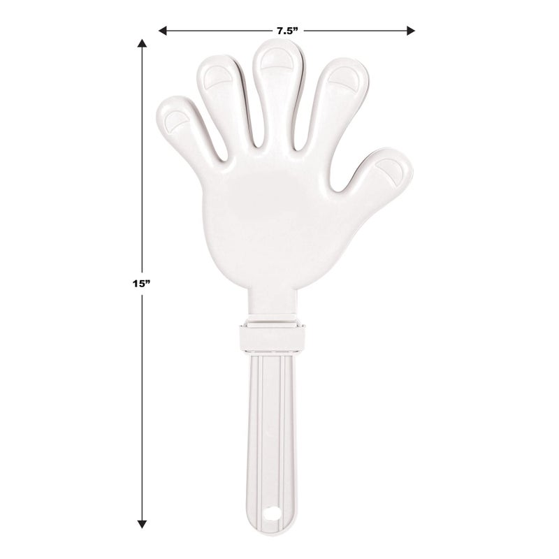 Beistle Giant Hand Clapper (white) Party Accessory (1 count) - Image 3
