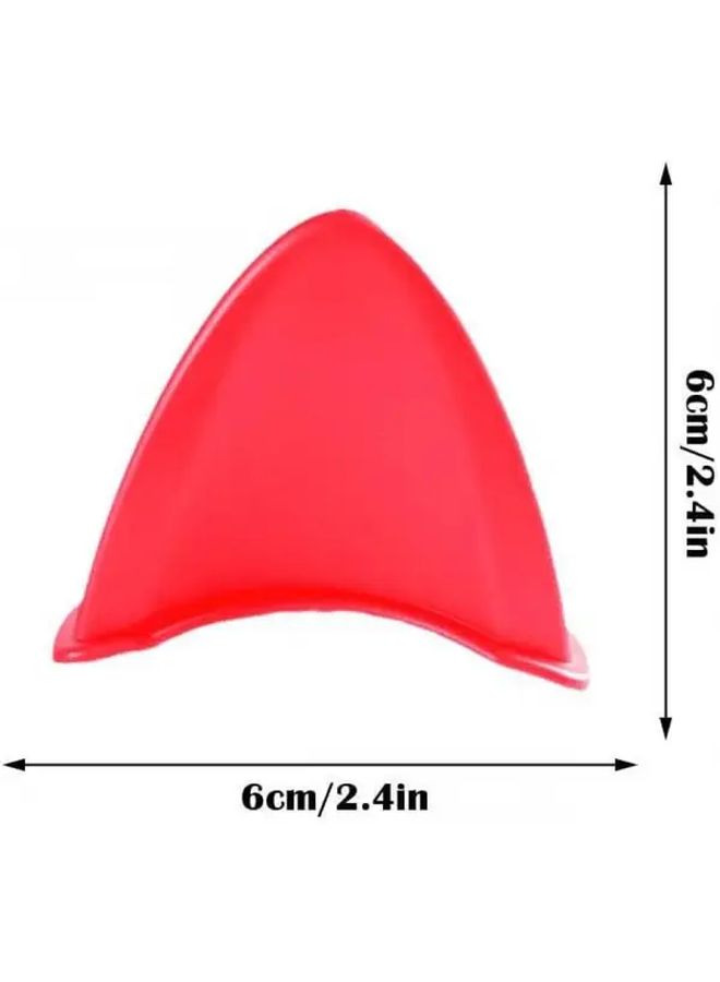 Blue Cat Ears Helmet Stickers 2PCS Self Adhesive Motorcycle Scooter Accessories - Image 5