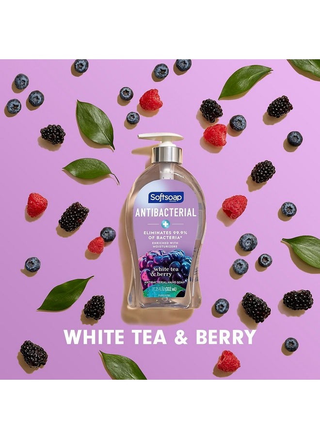 Softsoap - Liquid Hand Soap White Tea And Fusion Berry 11.25 Fl Oz - Image 1