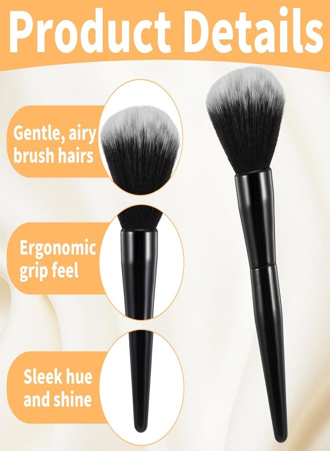 WJIAAA 2 Pcs Large Powder Brush, Blending Brush for Makeup - Image 3