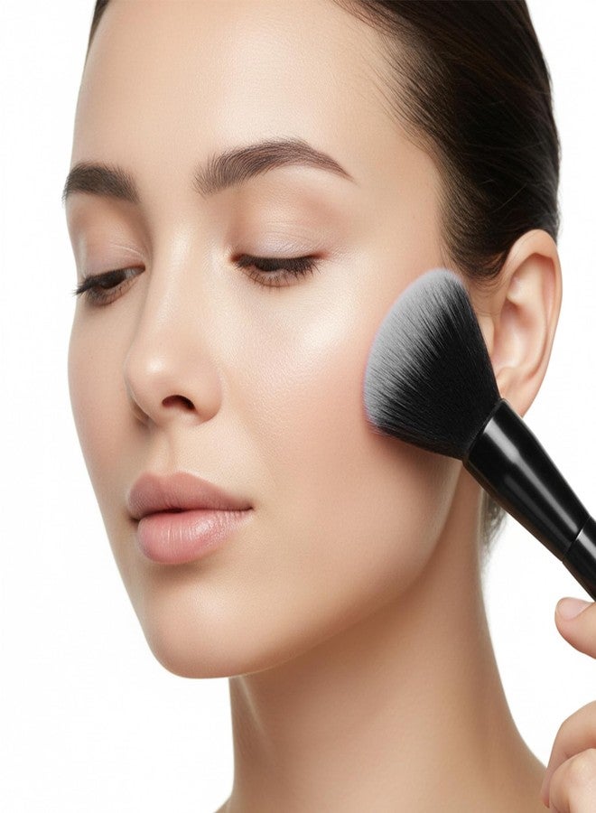 WJIAAA 2 Pcs Large Powder Brush, Blending Brush for Makeup - Image 5