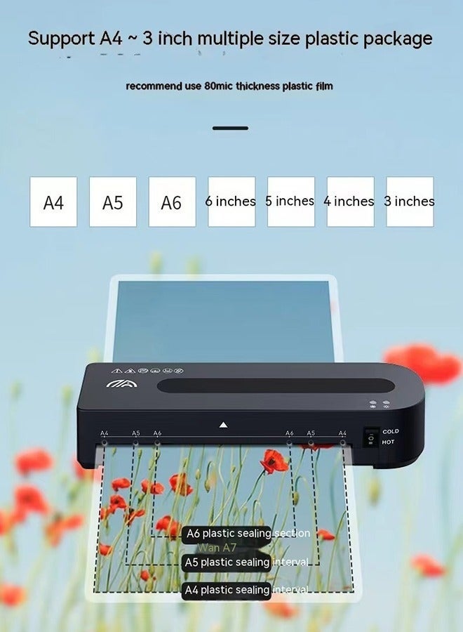 FN A4 Laminator, 5-in-1 Hot Melt Laminator for Home, Office, and School Use, Fast Preheating Paper Cutter, Corner Rounder, 30 Laminating Bags - Image 3