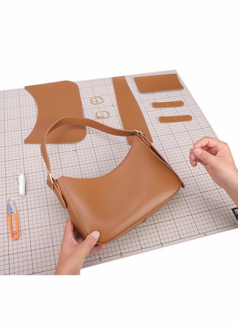 Barakah Handbag Making Kit, Leather DIY Sewing Bag, DIY Synthetic Leather Crossbody Bag Making Kit for Beginners - Image 1