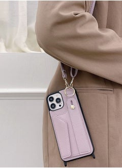 Suteni Back Cover Wristband Card Slots Leather Phone Case for iPhone  - Image 2