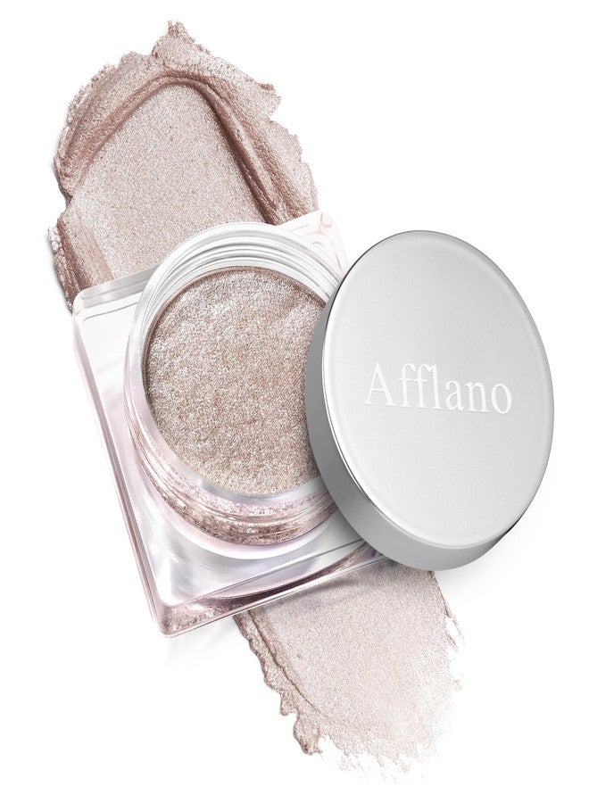 DE'LANCI Light Golden Beige Cream Shimmer Eyeshadow Single, Smooth Long Wear Light Gold Nude Eyeshadow Makeup, Ultra-Blendable Richly Pigmented Primer Highlighter Eye Makeup, Cruelty-Free & Vegan 10# - Image 1