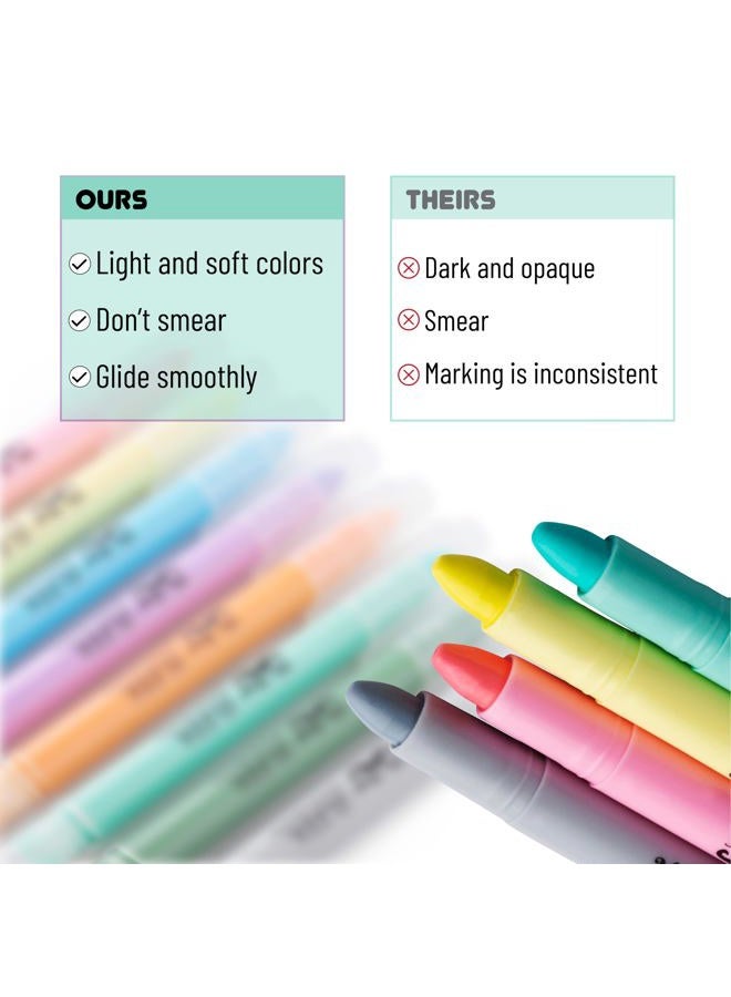 Mr. Pen Bible Highlighters, Pastel Gel 8 Pack, Assorted Colors, Highlighters No Bleed, Highlighter, Highlighter Set, Dry Markers - Image 4
