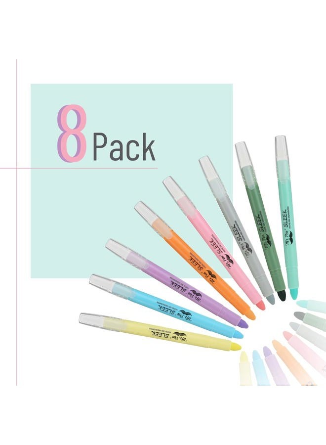 Mr. Pen Bible Highlighters, Pastel Gel 8 Pack, Assorted Colors, Highlighters No Bleed, Highlighter, Highlighter Set, Dry Markers - Image 2