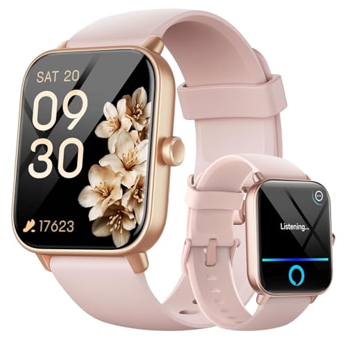 aeac Smart Watches for Women, 1.8" HD Smart Watch (Answer/Make Call) for iPhone/Android, Alexa Bulit-in, Fitness Watch with Sleep/Health Monitor, Watches for Women with 110 Sport Mode, IP68 Waterproof ﻿ - Image 1
