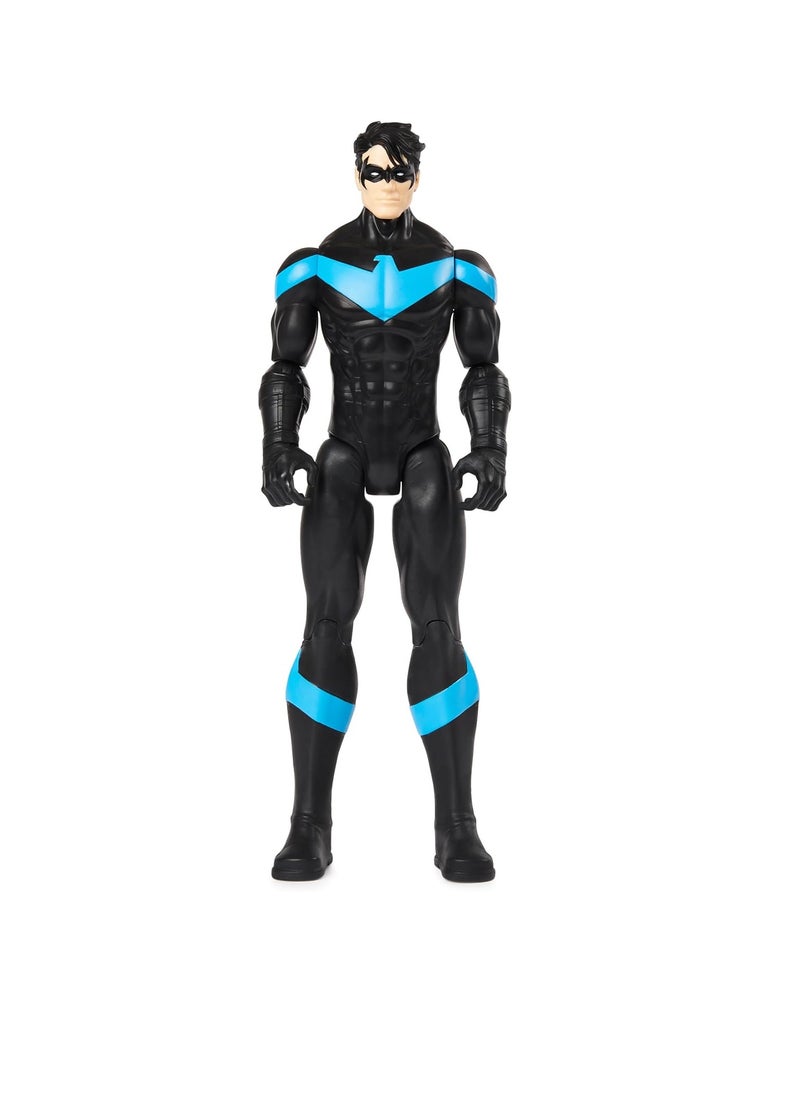 DC Batman 12-inch Nightwing Action Figure, Kids Toys for Boys Aged 3 and up  - Image 1
