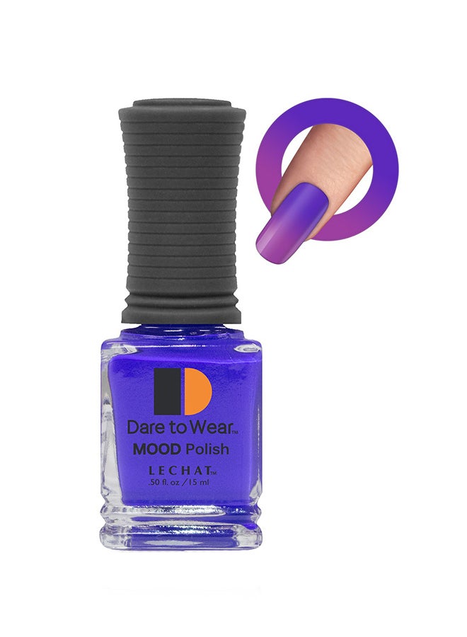 Lechat Color Changing Nail Polish 15ml Glossy Super Shine Nail Lacquer 15ml Fast Dry Long Lasting Nail Enamel Temperature Change Mood Color Polish Nail Art No Need UV LED Lamp No curing Manicure Nail Paint - Image 1