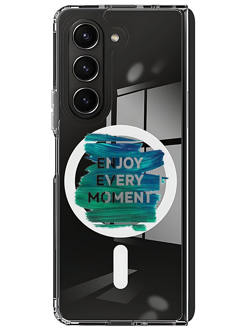 Theodor Magnetic Case for Samsung Galaxy Z Fold 5 Compatible with MagSafe Wireless Charging, Shockproof Phone Bumper Cover Enjoy - Image 1