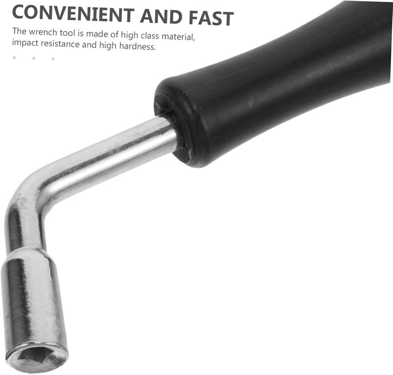 HANABASS Dulcimer Tuning Wrench Gooseneck Manual Tool for Guzheng Harp Durable Autoharp Tuning Supplies Professional and Reliable Accessory for Beginners and Experienced Players - Image 2