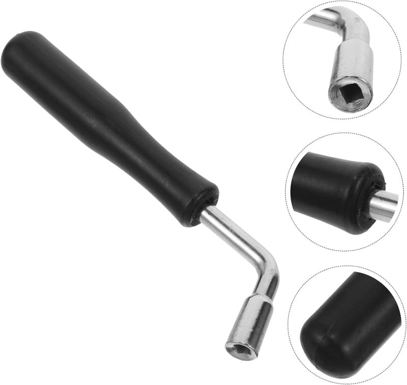 HANABASS Dulcimer Tuning Wrench Gooseneck Manual Tool for Guzheng Harp Durable Autoharp Tuning Supplies Professional and Reliable Accessory for Beginners and Experienced Players - Image 4