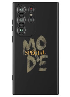 Theodor Protective Slim Fit Case Liquid Silicone Cover with Full Body Protection Anti-Scratch Shockproof Case For Samsung Galaxy S24 Ultra (Black) - Mode special  - Image 1