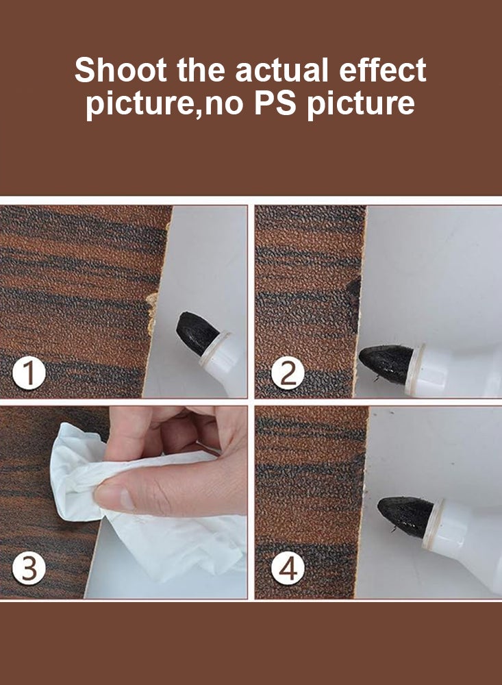 بيرفيي مجموعة من 21 قطعة لإصلاح الأثاث تحتوي على قلم لتجديد اللون، أعواد لتعبئة الفجوات، ومبراة - Image 3