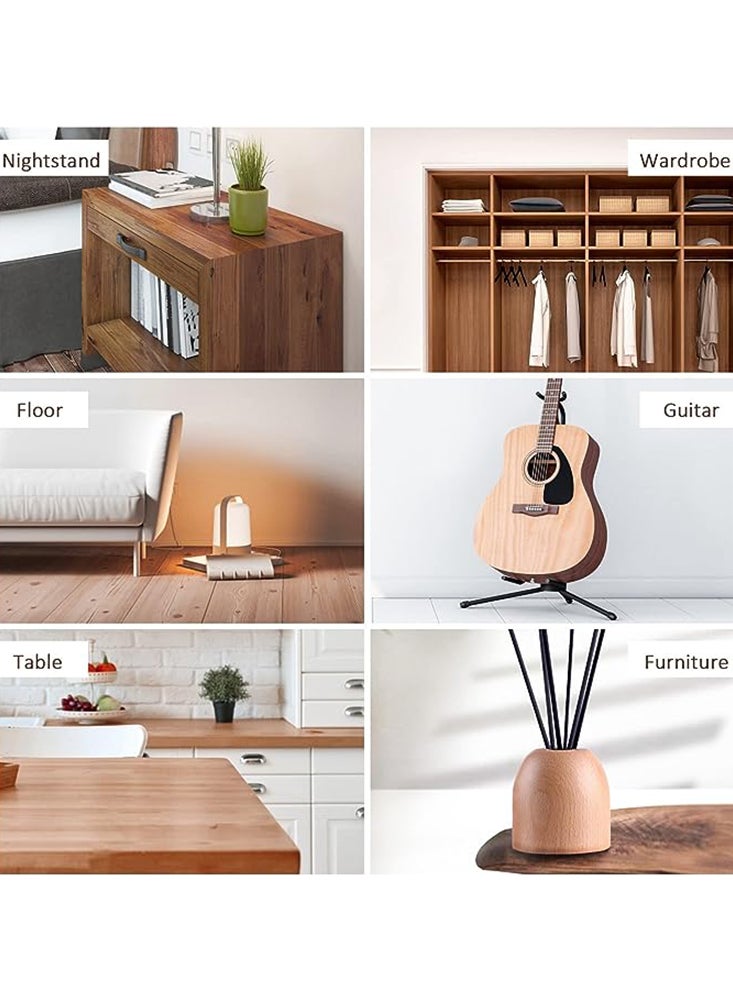 بيرفيي مجموعة من 21 قطعة لإصلاح الأثاث تحتوي على قلم لتجديد اللون، أعواد لتعبئة الفجوات، ومبراة - Image 4