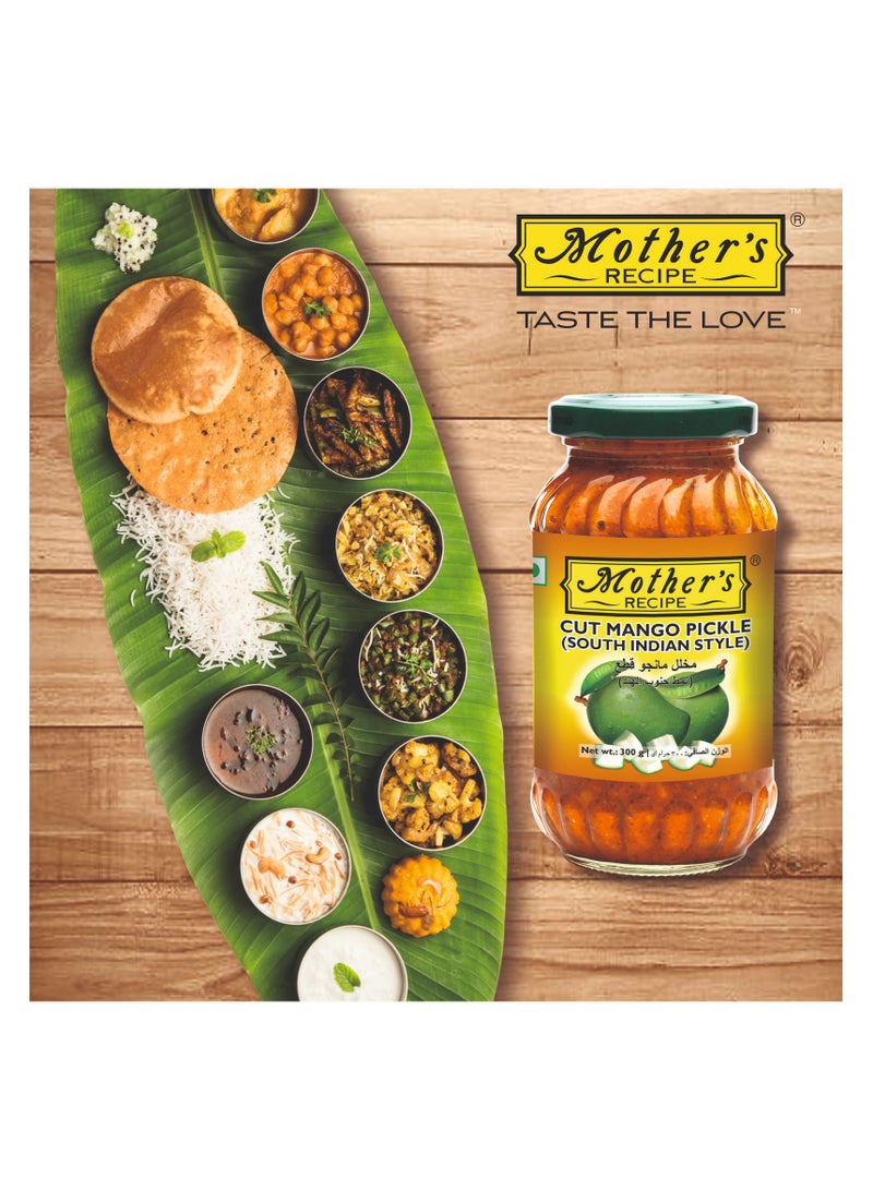 Mothers Recipe Cut Mango Pickle South Indian Style 300g - Image 3