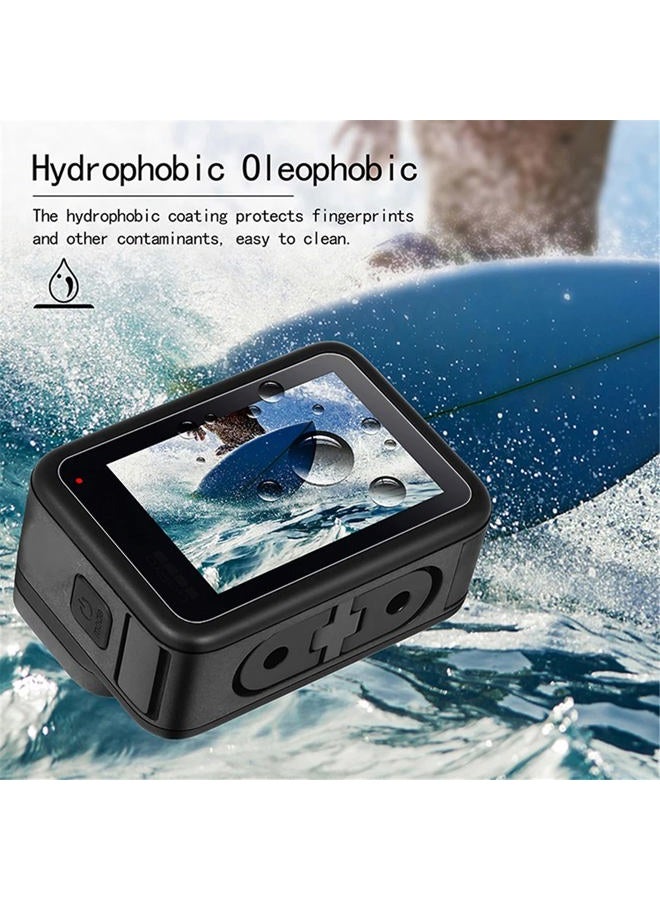 ZLMC [11PCS] Screen protector for GoPro Hero 11 10 9, compatible with GoPro Hero 11 10 9 black, 9PCS tempered glass screen protector + 2PCS rubber lens cover, GoPro Hero 11 10 9 black accessory kit - Image 5