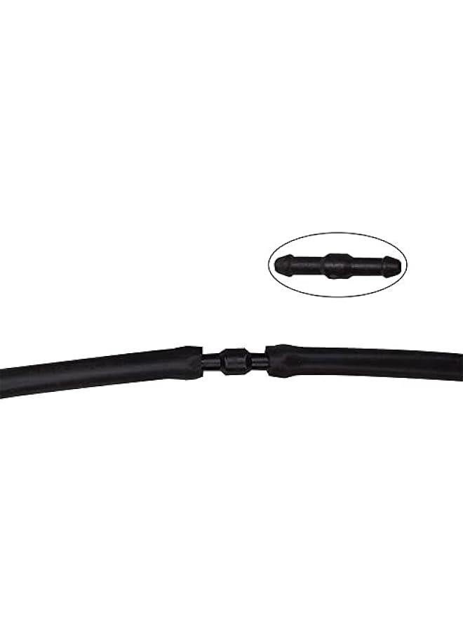 Generic 90PCS Windshield Washer Hose Connector, 2-Way I Type,3-Way T/Y Type Connector Kit,Black Universal Windshield Wiper Fitting Splitter(90PCS)  - Image 4