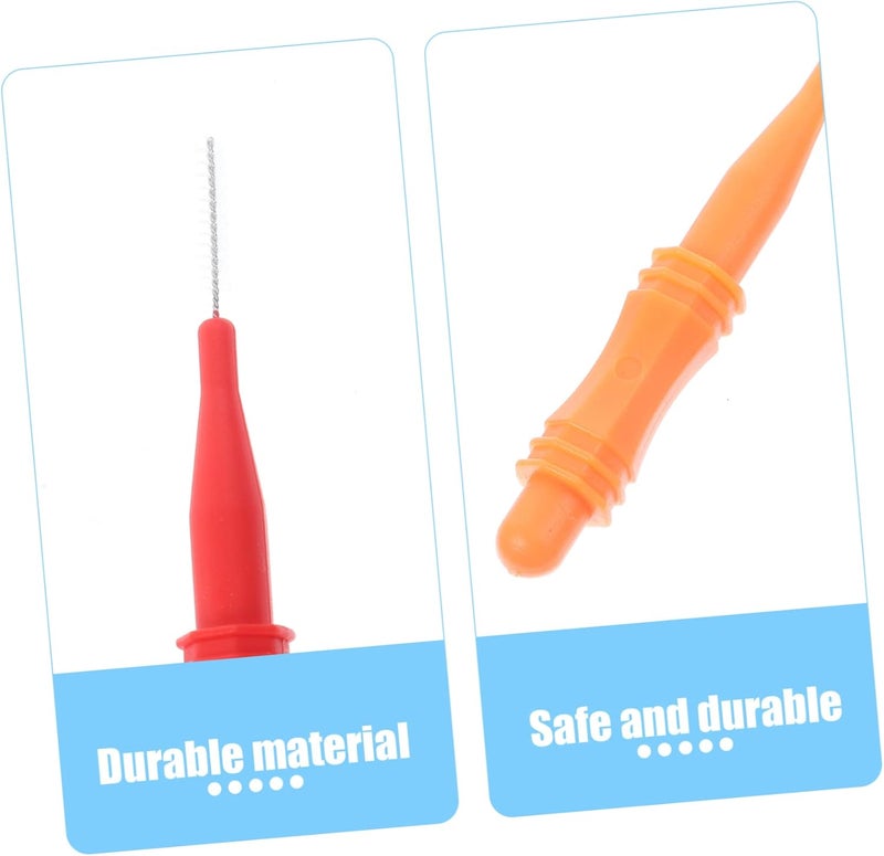 Classic design alternatives OUNONA 50pcs Interdental Cleaners Portable Teeth Cleaning Brush for Oral Care Lightweight and Compact Design Safe for Gums and Teeth Flexible varied design - Image 2