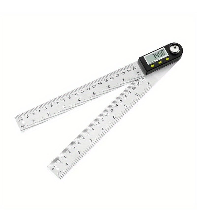 Stainless Steel Digital Angle Finder Ruler 0-200mm Protractor Tool Accurate - Image 5