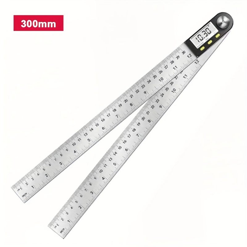 Stainless Steel Digital Angle Finder Ruler 0-200mm Protractor Tool Accurate - Image 3