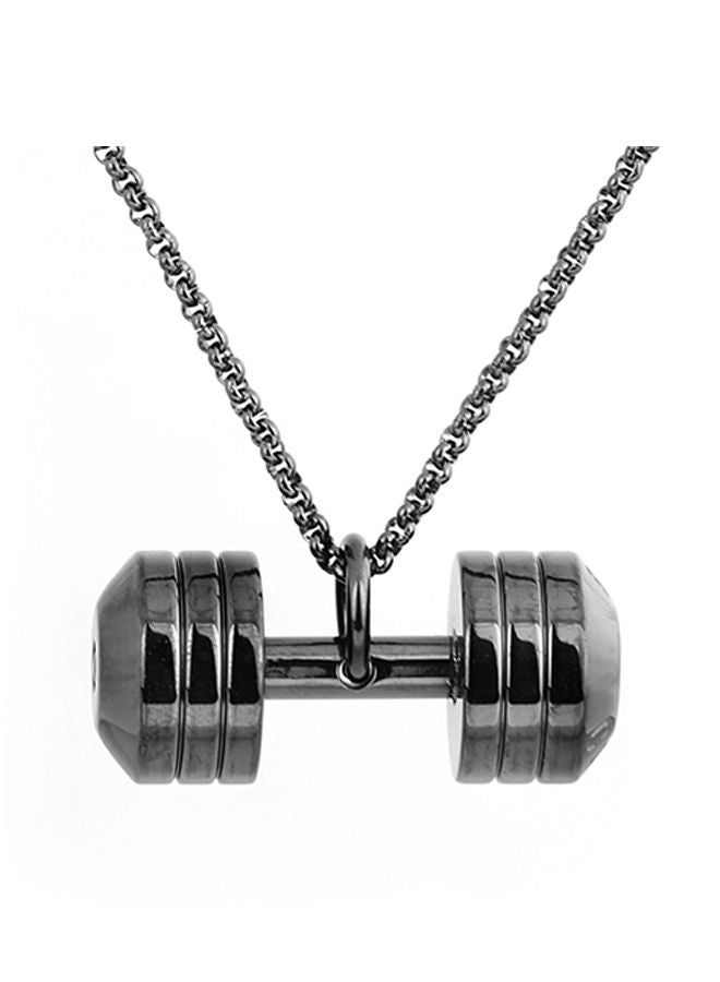 NIBEMINENT Stainless Steel Magnetic Fitness Pendant Necklace