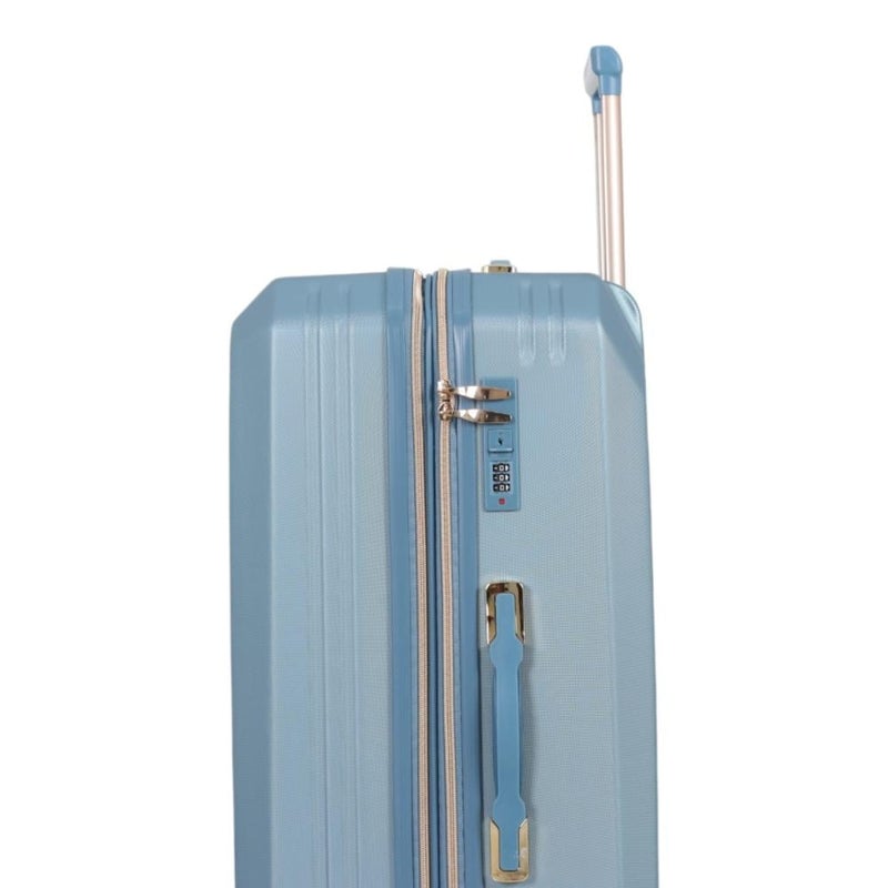 Dima 7-piece luggage set, including 5 trolley bags and 2 makeup bags, with double covers and an expansion zipper. - Image 2