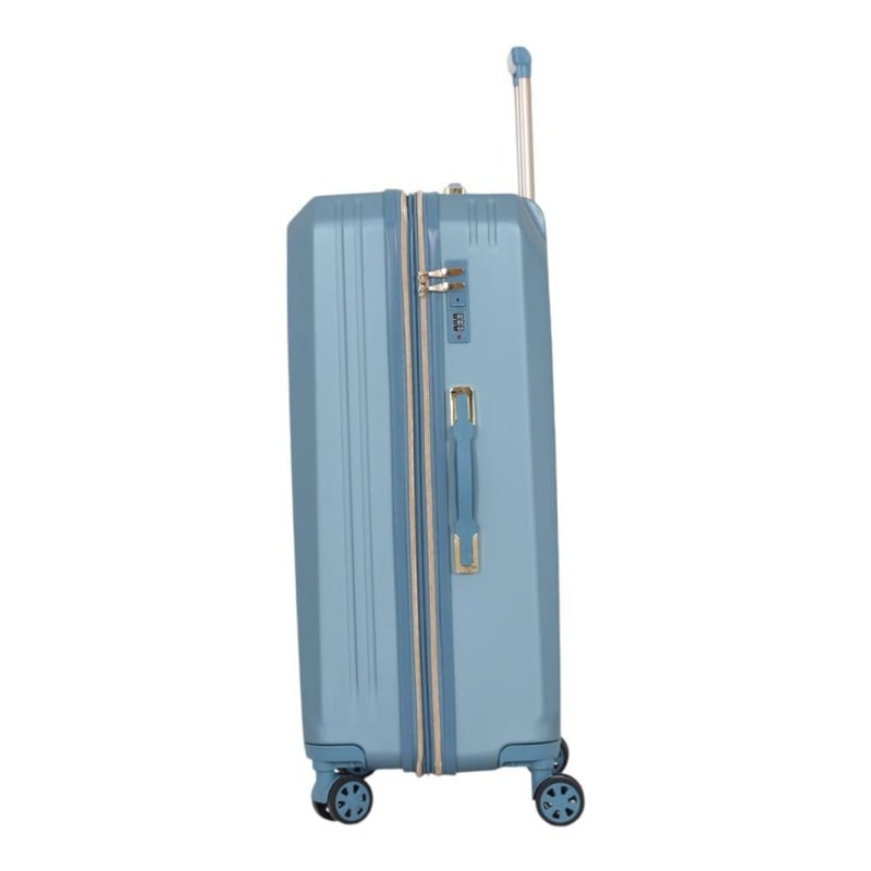 Dima 7-piece luggage set, including 5 trolley bags and 2 makeup bags, with double covers and an expansion zipper. - Image 3