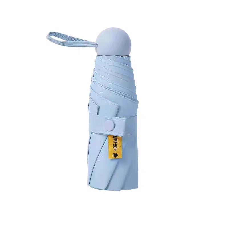 Mini UV Protection Umbrella Foldable Portable Rain & Shine - Image 1