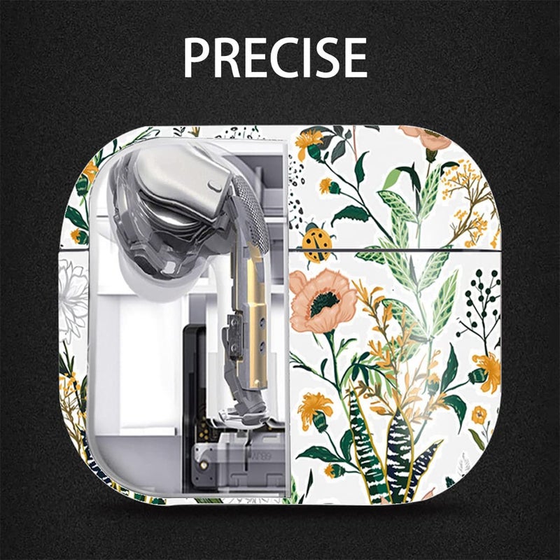 Olytop for AirPods 4 Gen Case Flower 2025, Cute Ladybugs Airpods 4th Generation Protective Hard Skin Women Girl with Keychain for Apple iPod 4 Gen Case - Flower/Cactus - Image 4