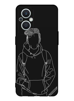 Covernex Protective Case Cover For Oppo Reno 7 Lite Sketch Of Jacket Boy  - Image 1