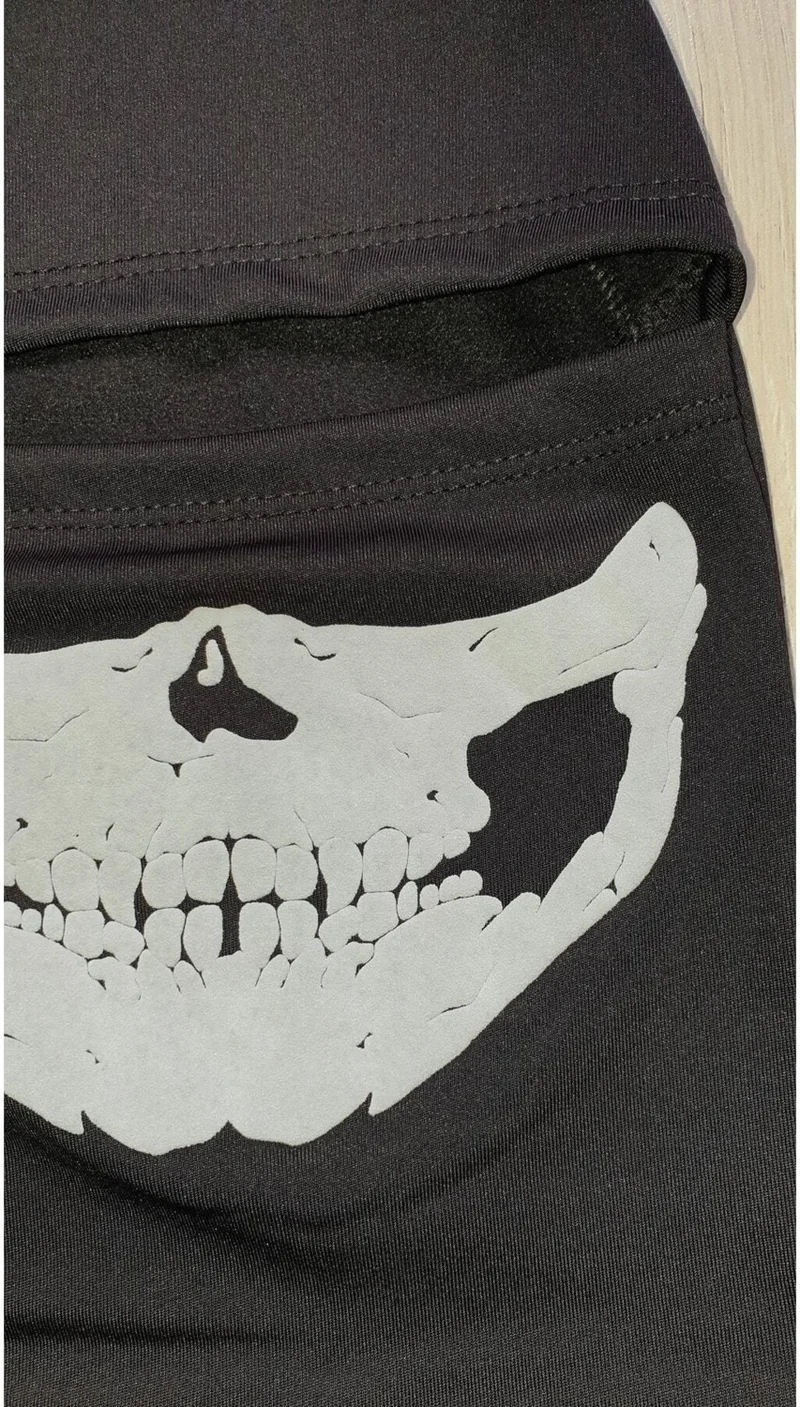 بيليفانتي كولكشن - Snow Mask - Skull - Thermal Mask - Snow Mask - Skeleton Mask - Buff Size Standard Color Black