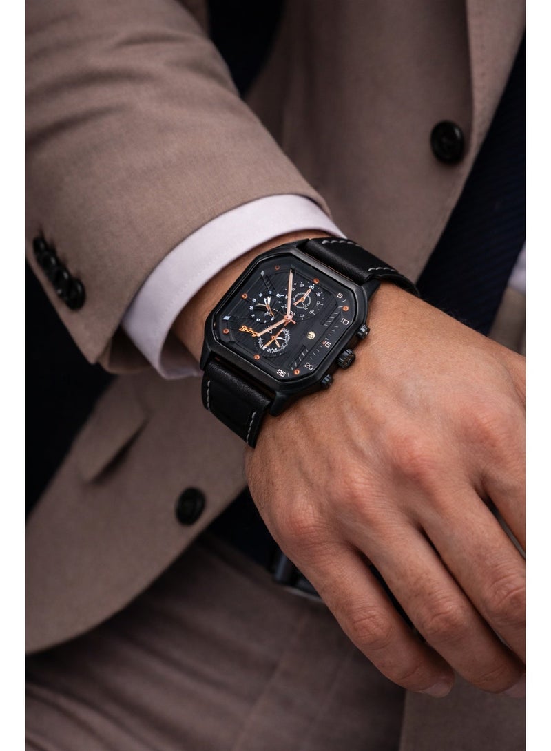 أولودينيز  مجموعة 7 في 1  فاخرة : ساعة، محفظة، حزام، سوار، سلسلة مفاتيح، قلم حبر، صندوق مسبحة، مثالية كهدية لرجال الأعمال - Image 4