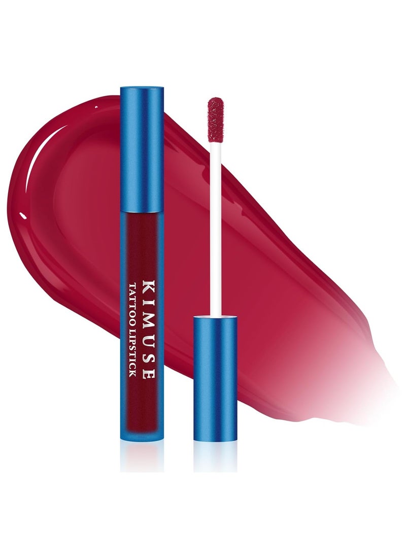 KIMUSE KIMUSE Tattoo Peel & Reveal Lip Stain, Waterproof Long Lasting Peel Off Lip Liner Tattoo, Non Stick Color Peel Off Mask Lip Gloss Makeup  - Image 1