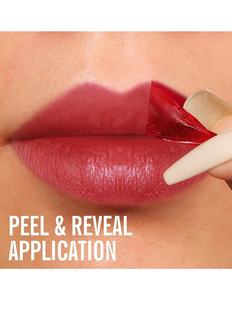 KIMUSE KIMUSE Tattoo Peel & Reveal Lip Stain, Waterproof Long Lasting Peel Off Lip Liner Tattoo, Non Stick Color Peel Off Mask Lip Gloss Makeup  - Image 2
