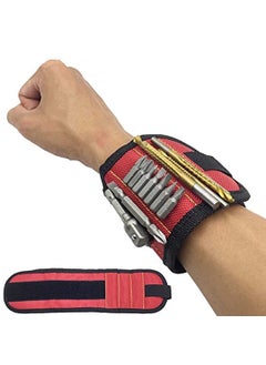 Urdhvamurti Urdhvamurti Magnetic Wrist Band Tool Belt for Holding Screws Nails Scissors Small Tools Bolts Bits More Multi Colour  - Image 2