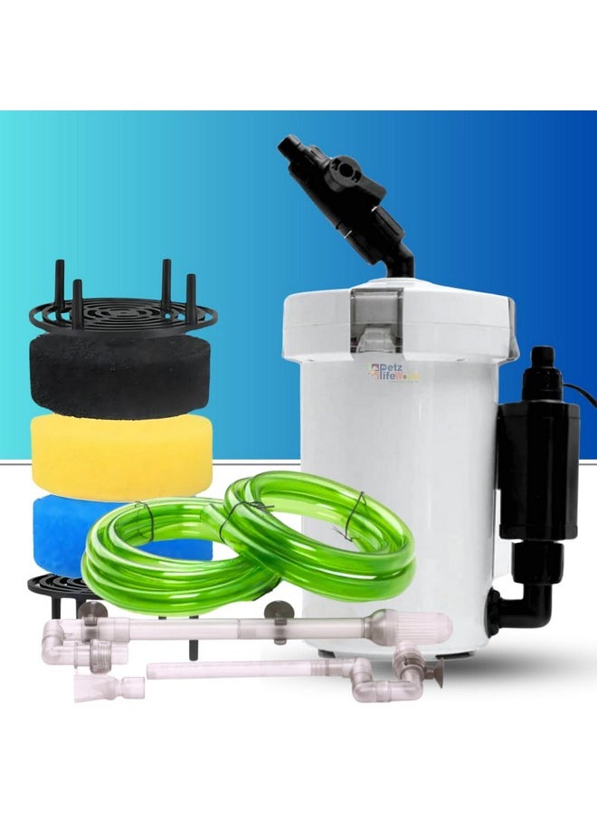 VAYINATO VAYINATO Sunsun Multi Stage External Outside Canister Filter For Aquarium Fish Tank, Suitable For 1.5 Feet Tank To 2.5 Feet Tank (Hw-603B)  - Image 1