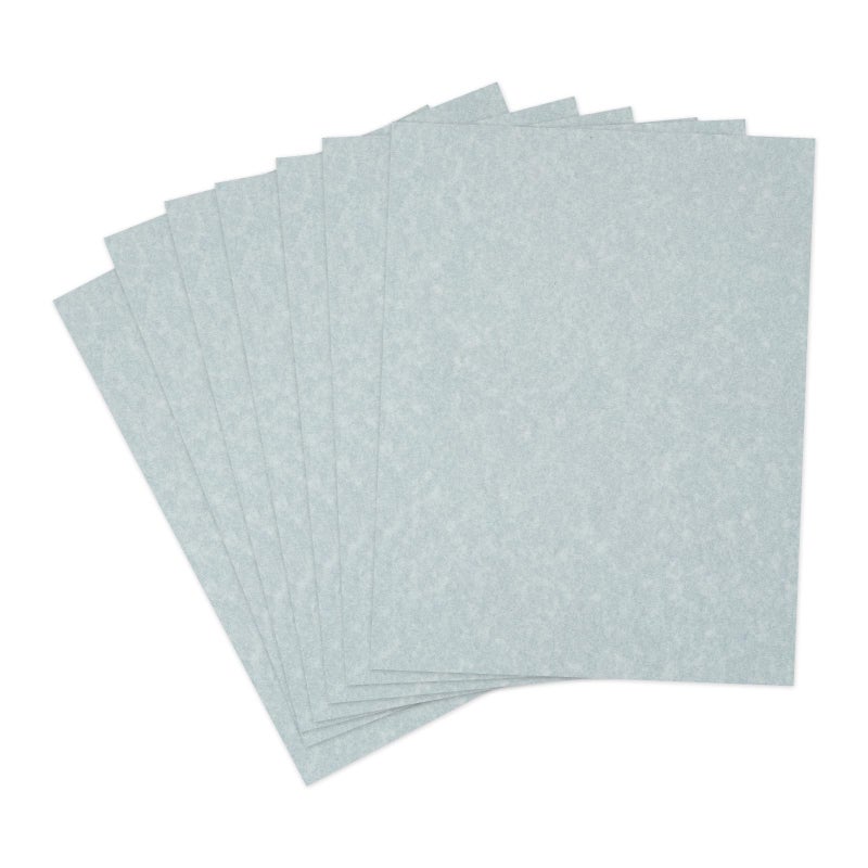 Goefun Blue Parchment Cardstock 50 Sheets, 65lb Cover (180 GSM) Light Blue Parchment Paper Sheets, Bluestone Blank Certificate Paper 8.5 x 11 for Printing, Invitations, Crafts, Business Cards - Image 1
